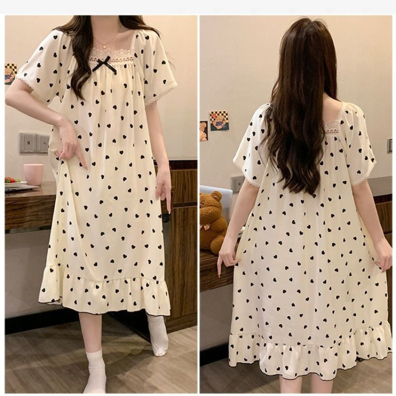 قميص نوم صيفي بمقاسات كبيرة عل - مراجعة Summer Clothing Ladies وسعره