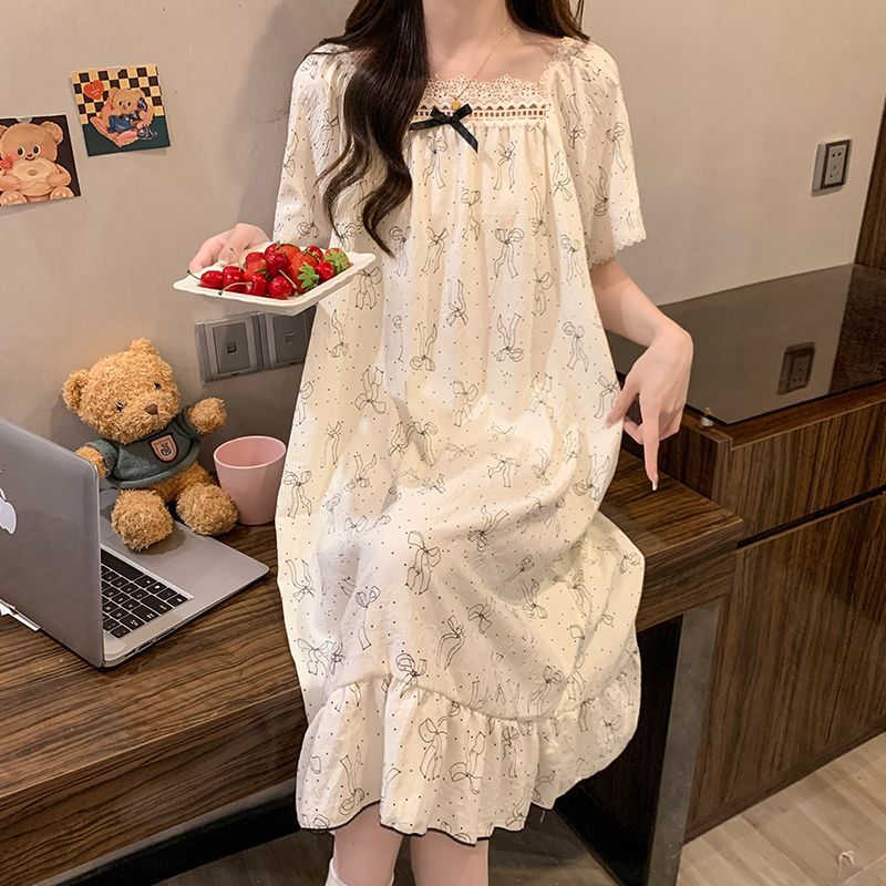 قميص نوم صيفي بمقاسات كبيرة عل - مراجعة Summer Clothing Ladies وسعره