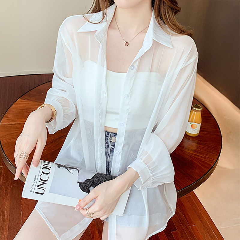 بلوزة نسائية فضفاضة بأكمام طوي - مراجعة Tie Front Shirt وسعره