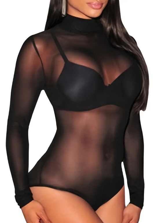 بودي سوت شبكي شفاف عالي المرون - مراجعة Swim Cover Up Mesh وسعره