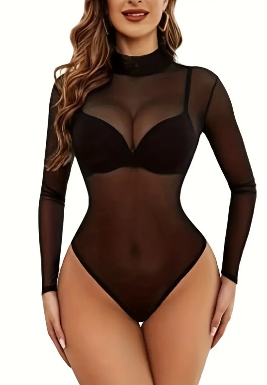 بودي سوت شبكي شفاف عالي المرون - مراجعة Swim Cover Up Mesh وسعره