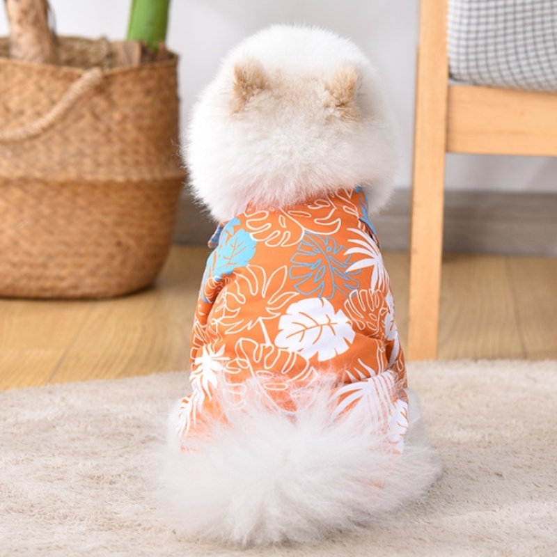 الصيف هاواي شاطئ نمط الكلب قمي - مراجعة Summer Dog Clothing وسعره