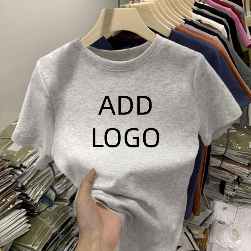 تي شيرت نسائي قطني مخصص للبيع  - مراجعة Summer Clothing Juniors وسعره
