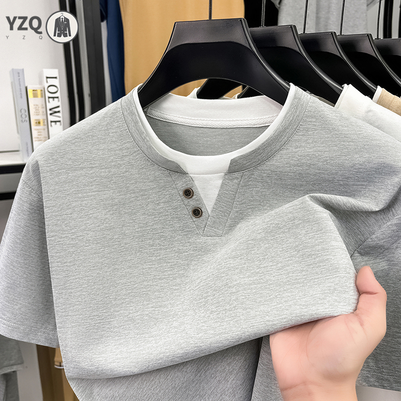 تي شيرت رجالي بأكمام قصيرة ويا - مراجعة Summer Clothing Guys وسعره