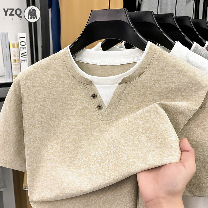 تي شيرت رجالي بأكمام قصيرة ويا - مراجعة Summer Clothing Guys وسعره
