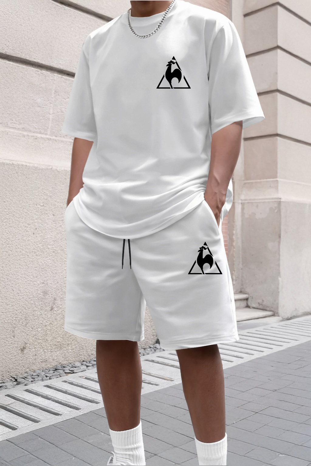 مجموعة صيفية عصرية من قطعتين ل - مراجعة Summer Clothing Men Fashion وسعره