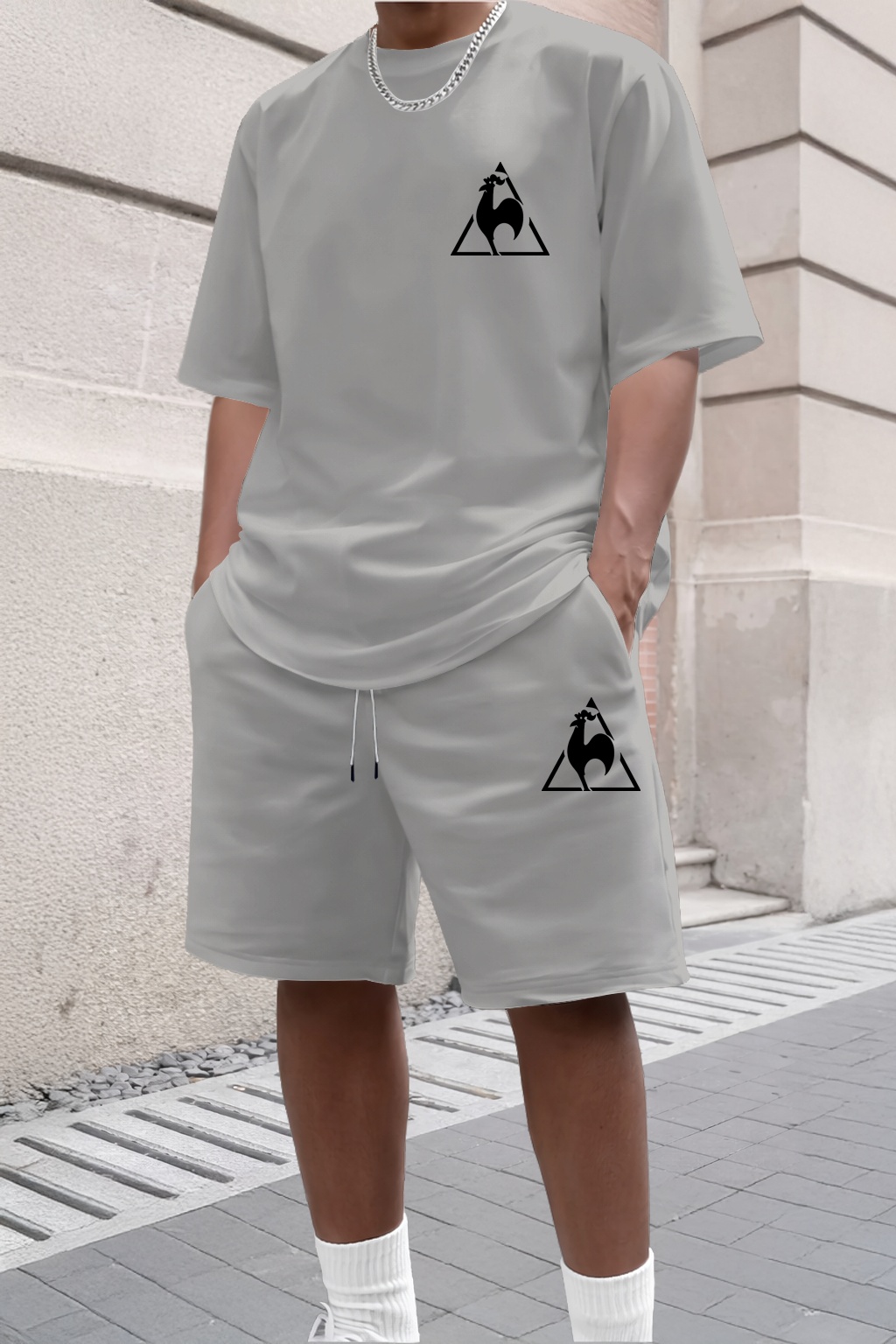 مجموعة صيفية عصرية من قطعتين ل - مراجعة Summer Clothing Men Fashion وسعره