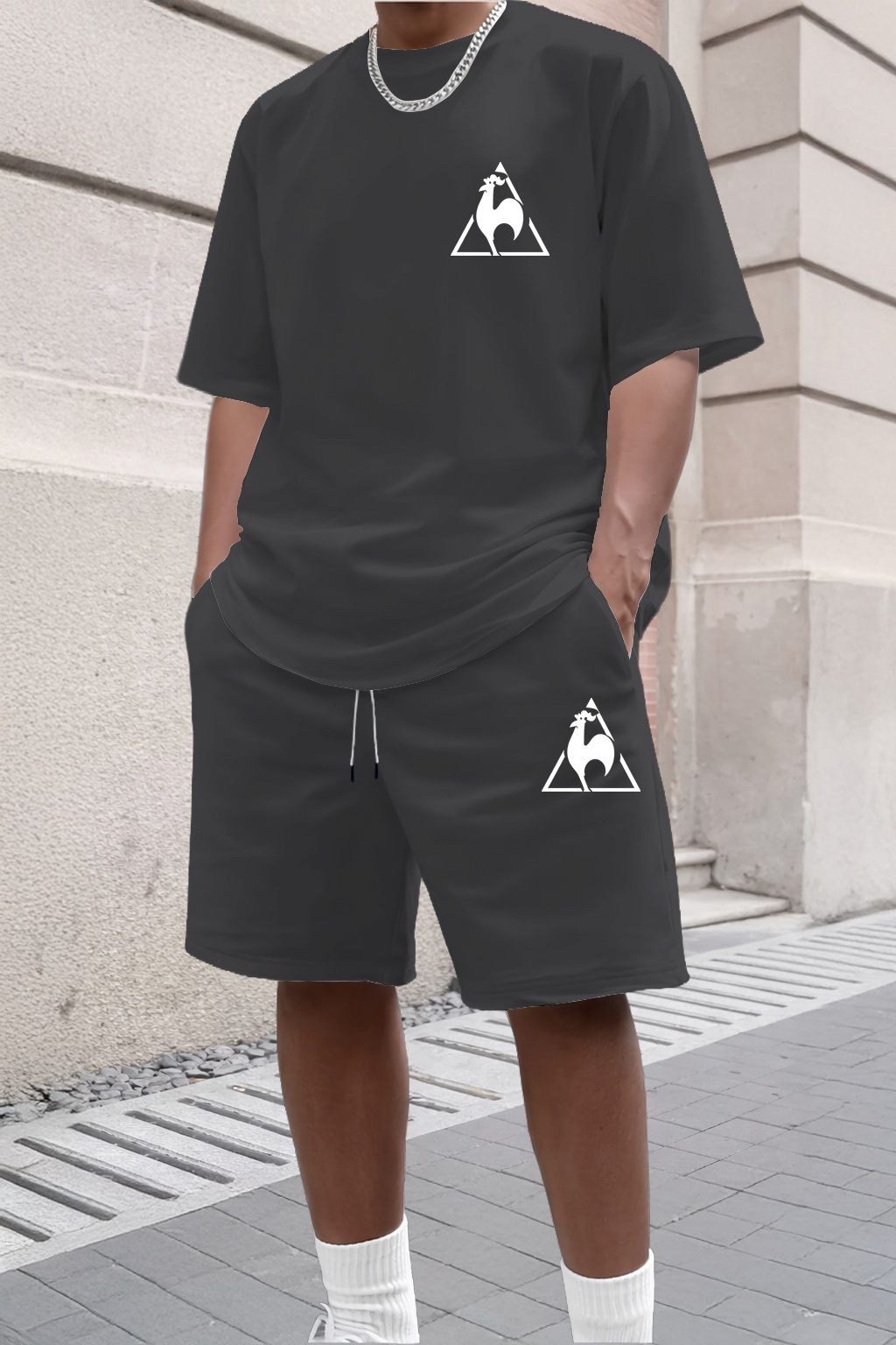 مجموعة صيفية عصرية من قطعتين ل - مراجعة Summer Clothing Men Fashion وسعره