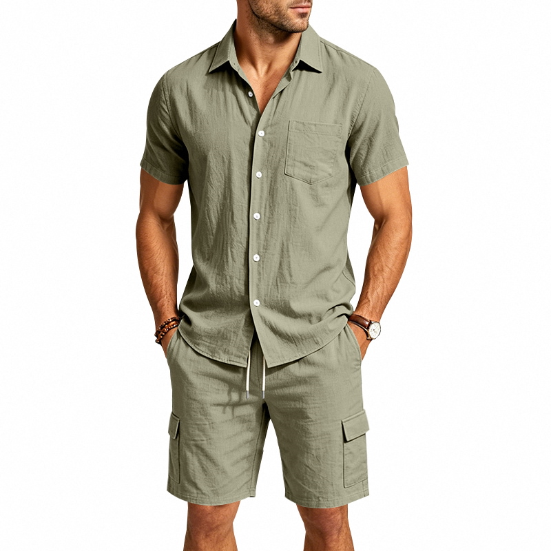 طقم صيفي أمريكي للرجال من قطعت - مراجعة Summer Clothing Guys وسعره