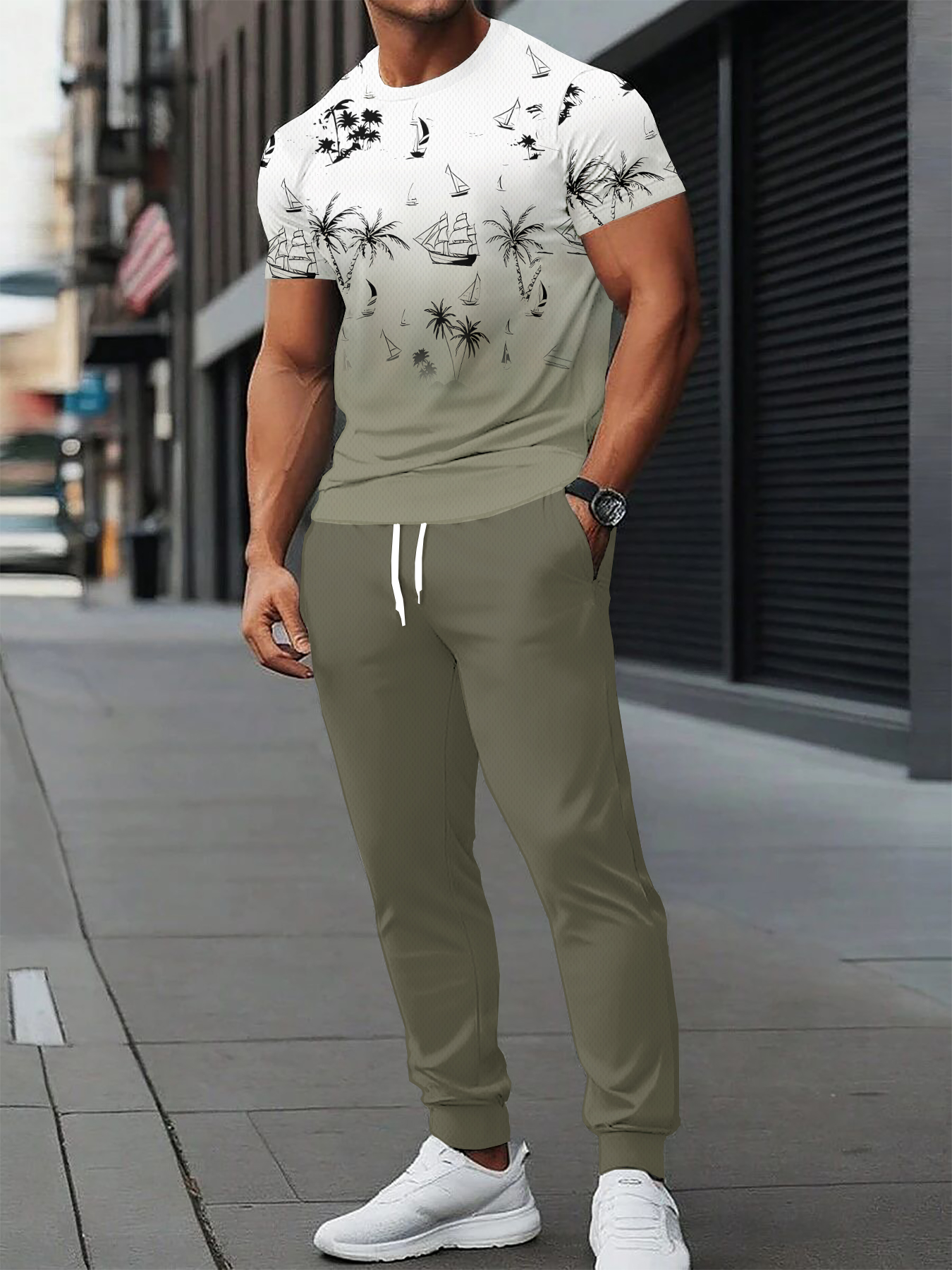 بدلة رجالية صيفية 2026 بنمط مط - مراجعة Summer Clothing For A Beach وسعره