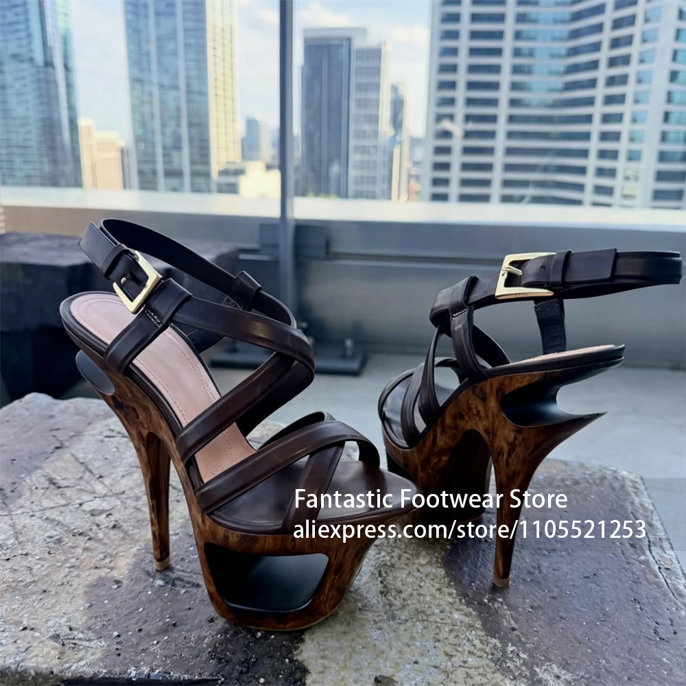 صنادل نسائية بكعب عالٍ بنقشة خ - مراجعة Summer Clothing Ladies وسعره